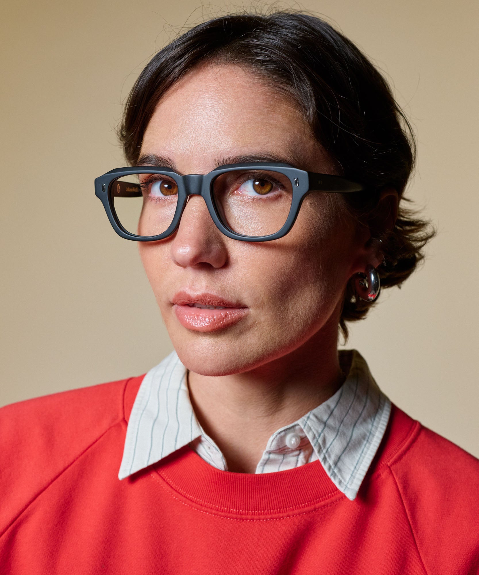 Johann Wolff Dessau Matte Black Glasses16