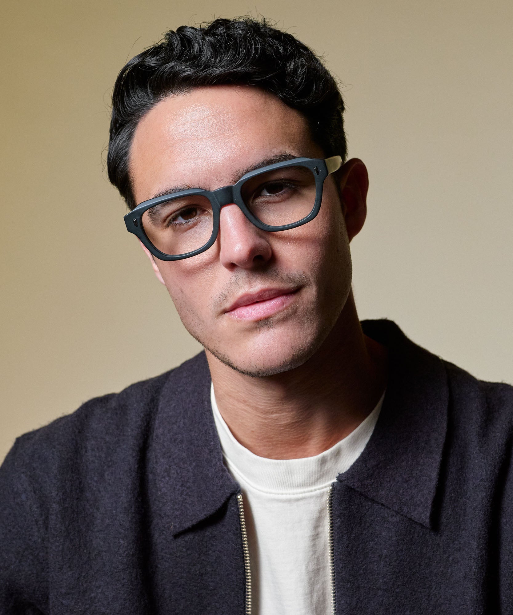 Johann Wolff Dessau Matte Black Glasses18