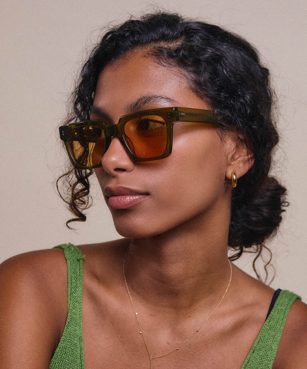 Johann Wolff Anna Army Tuscan Sunglasses