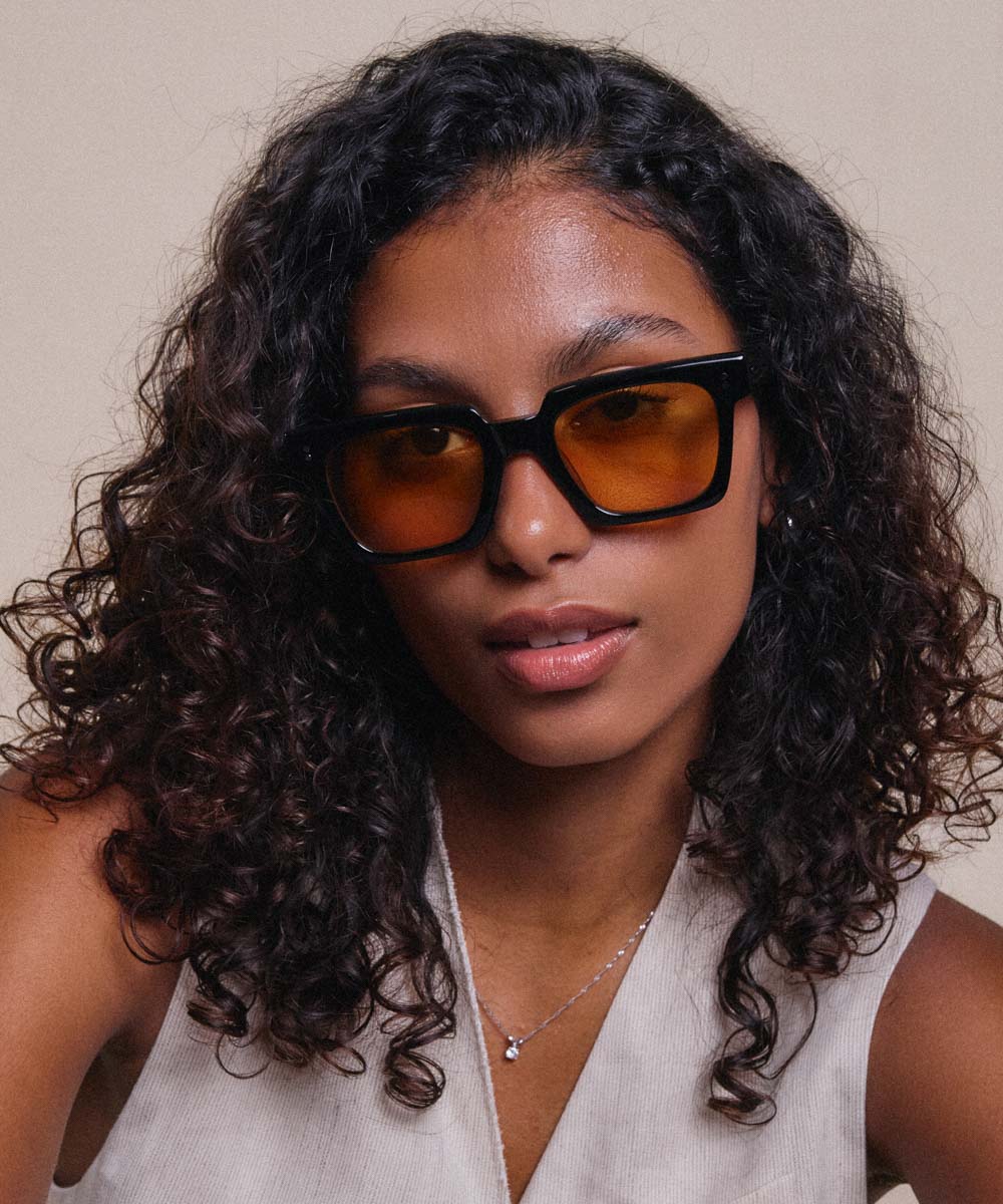 Johann Wolff Anna Black Tuscan Sunglasses