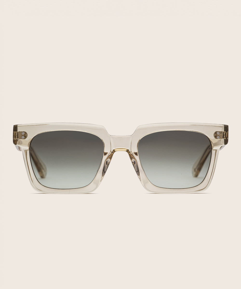 Johann Wolff Anna Champagne Smoke Green Sunglasses