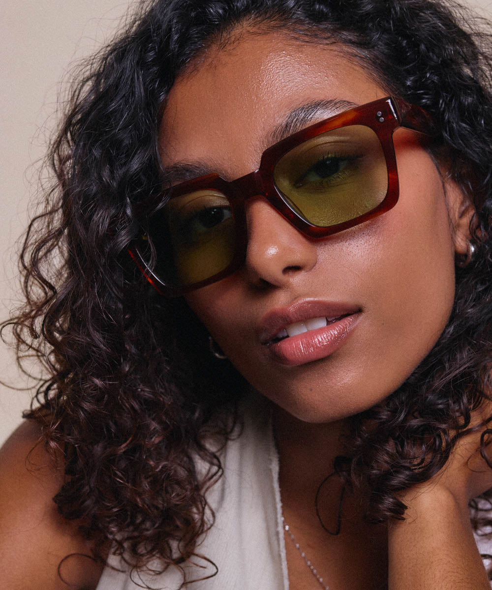Johann Wolff Anna Havana Mint Sunglasses