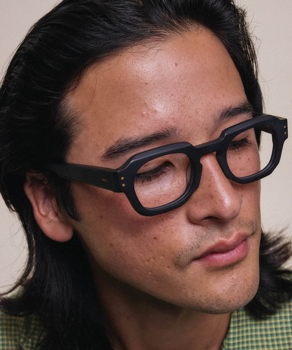 Johann Wolff Bastei Matte Black Eyeglasses