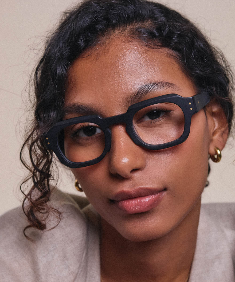 Johann Wolff Bastei Matte Black Eyeglasses