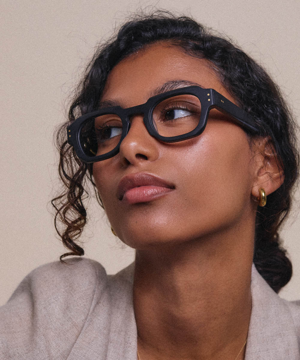 Johann Wolff Bastei Matte Black Eyeglasses