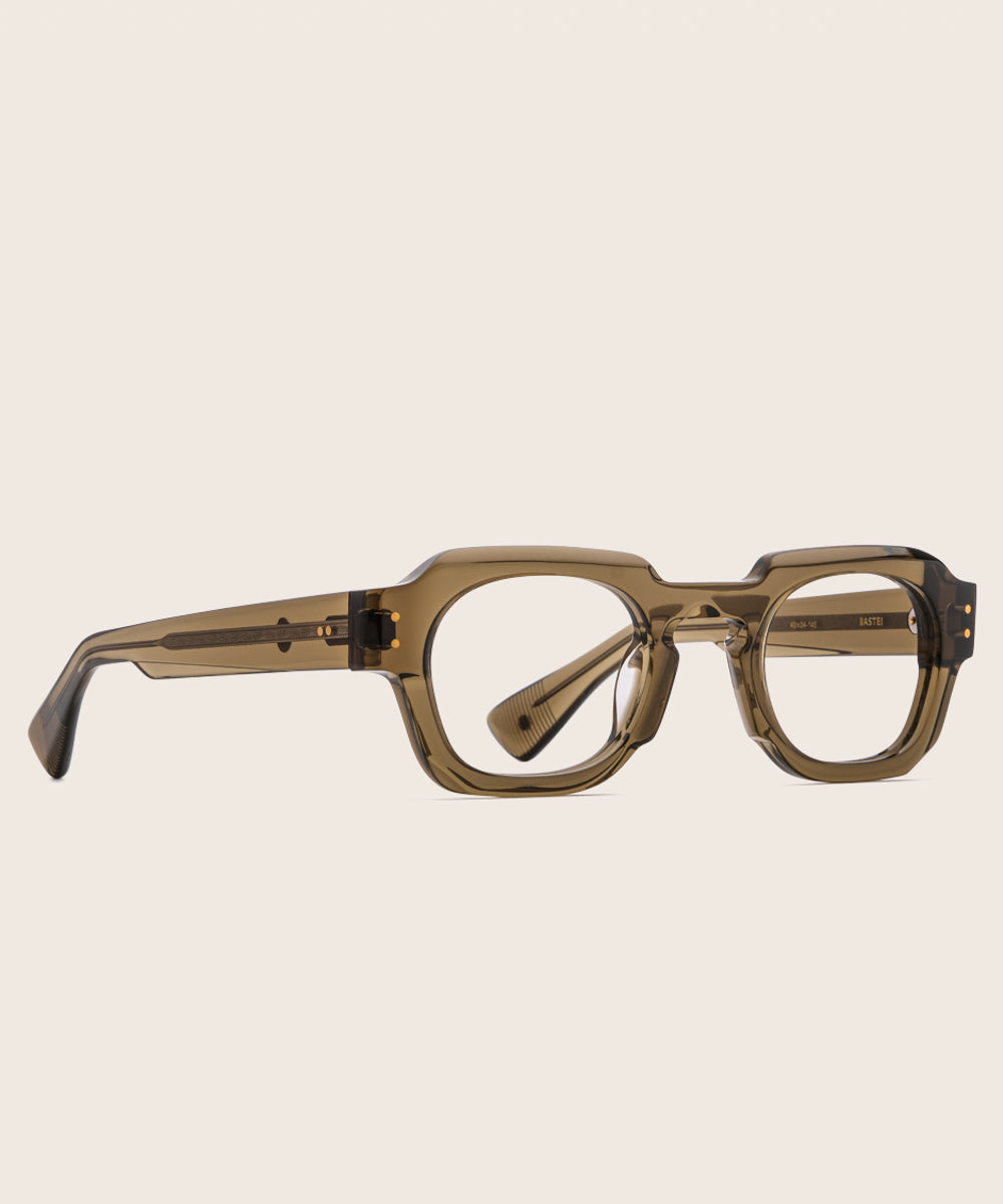 Johann Wolff Bastei Olive Eyeglasses