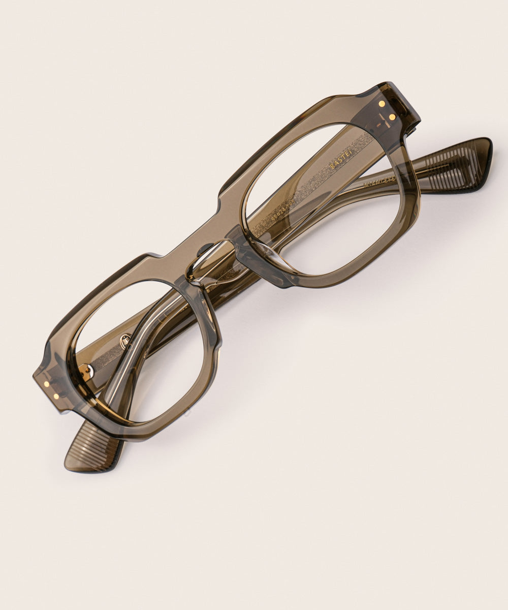 Johann Wolff Bastei Olive Eyeglasses