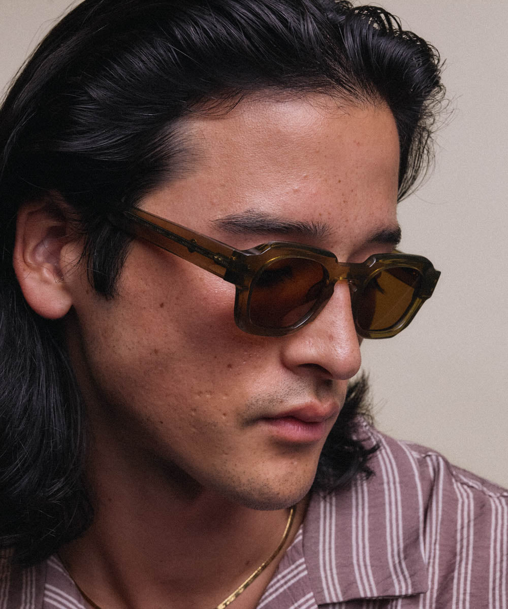 Johann Wolff Bastei Olive Sunglasses