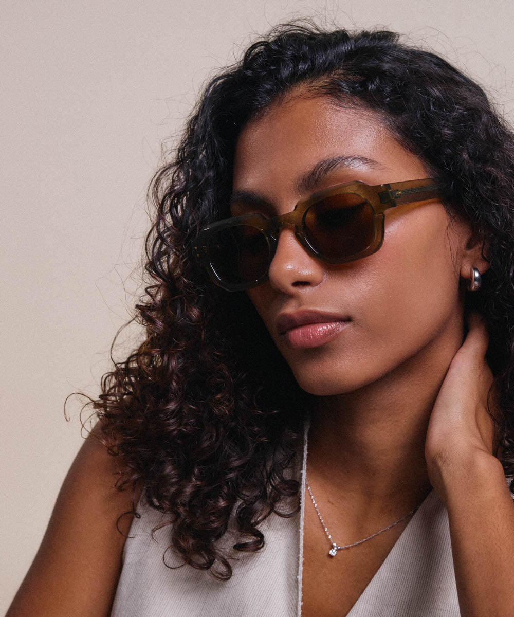 Johann Wolff Bastei Olive Sunglasses