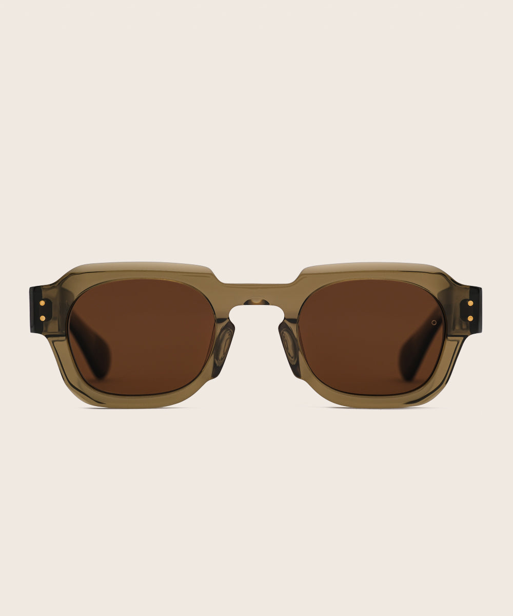 Johann Wolff Bastei Olive Sunglasses