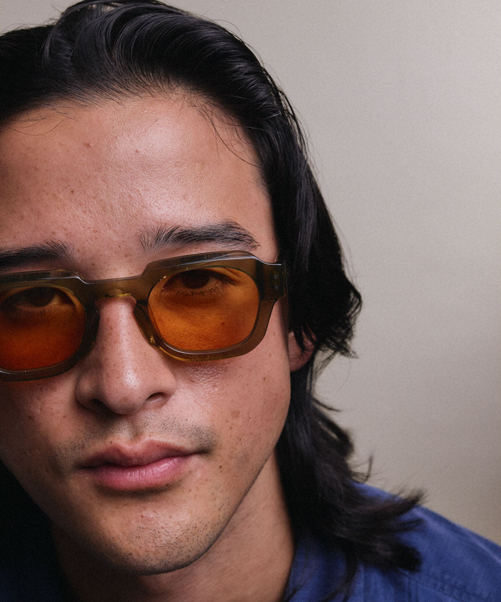 Johann Wolff Bastei Olive Tuscan Sunglasses