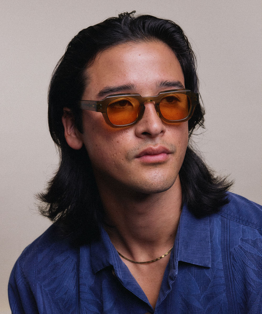 Johann Wolff Bastei Olive Tuscan Sunglasses