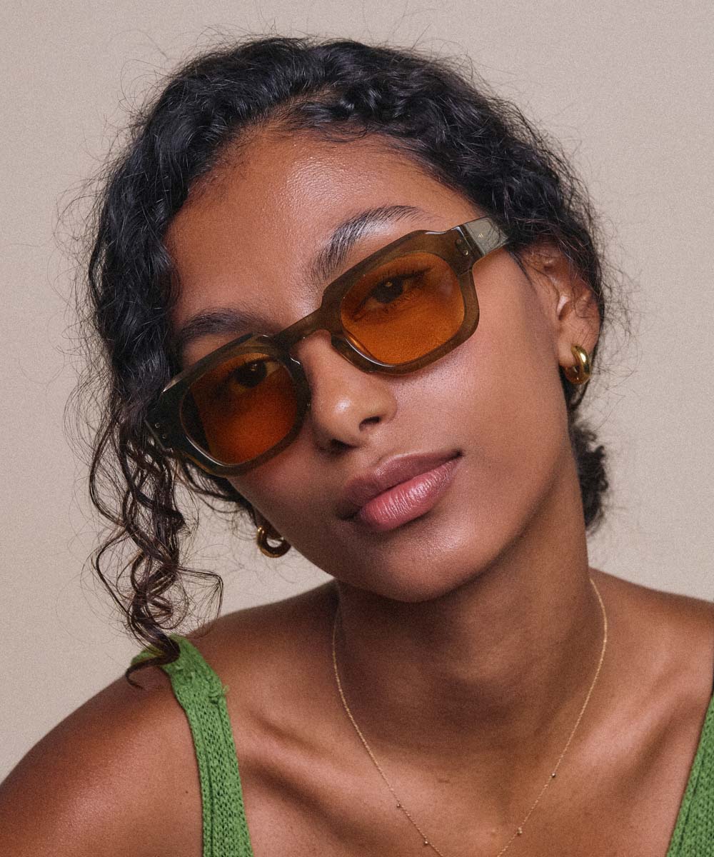 Johann Wolff Bastei Olive Tuscan Sunglasses