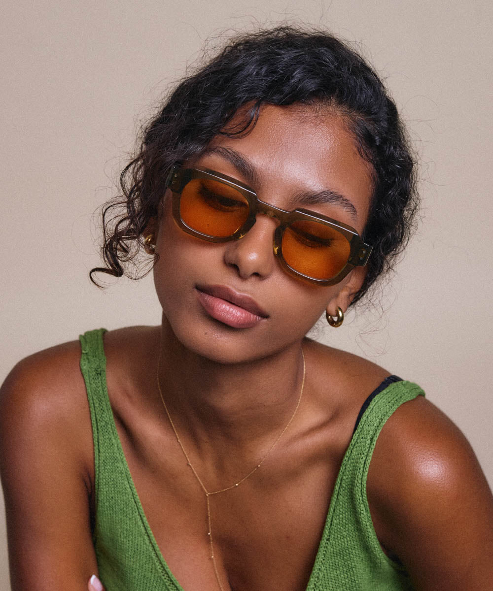 Johann Wolff Bastei Olive Tuscan Sunglasses