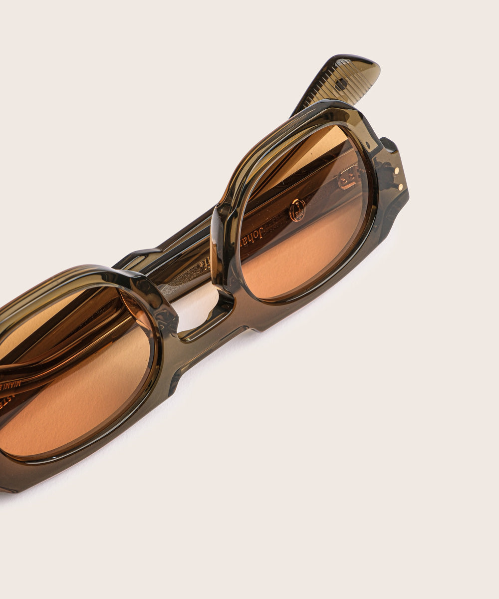 Johann Wolff Bastei Olive Tuscan Sunglasses