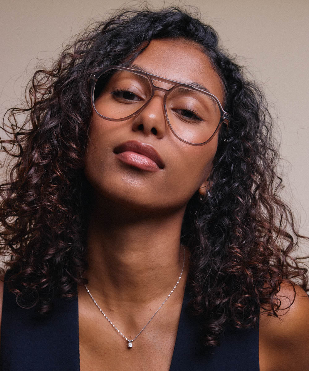Johann Wolff Bernau Smoke Eyeglasses