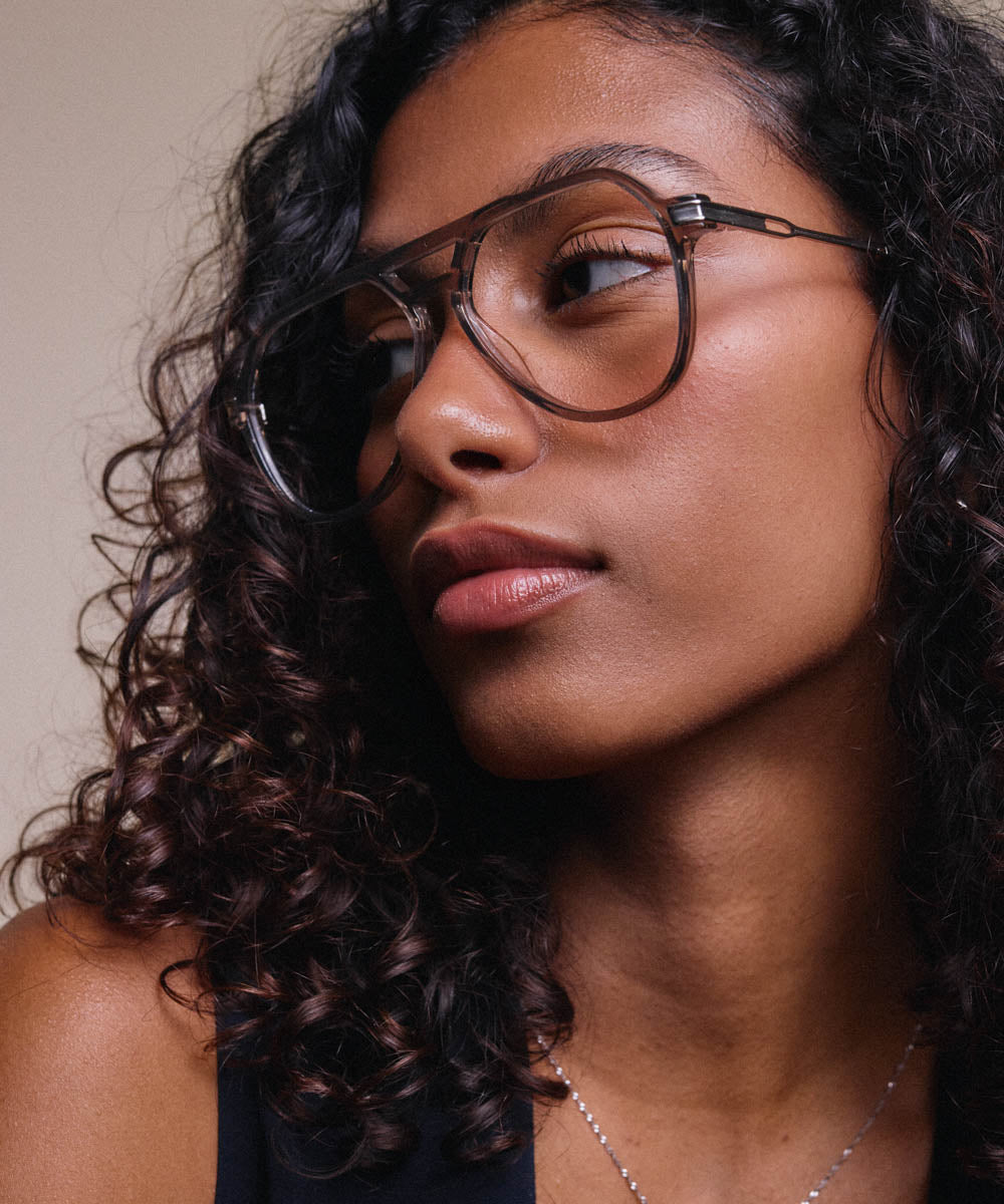 Johann Wolff Bernau Smoke Eyeglasses