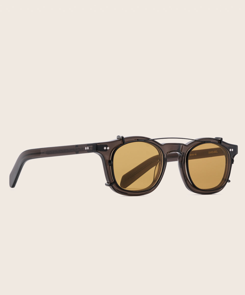 Johann Wolff Carousel Matte Black Burnt Yellow Clip
