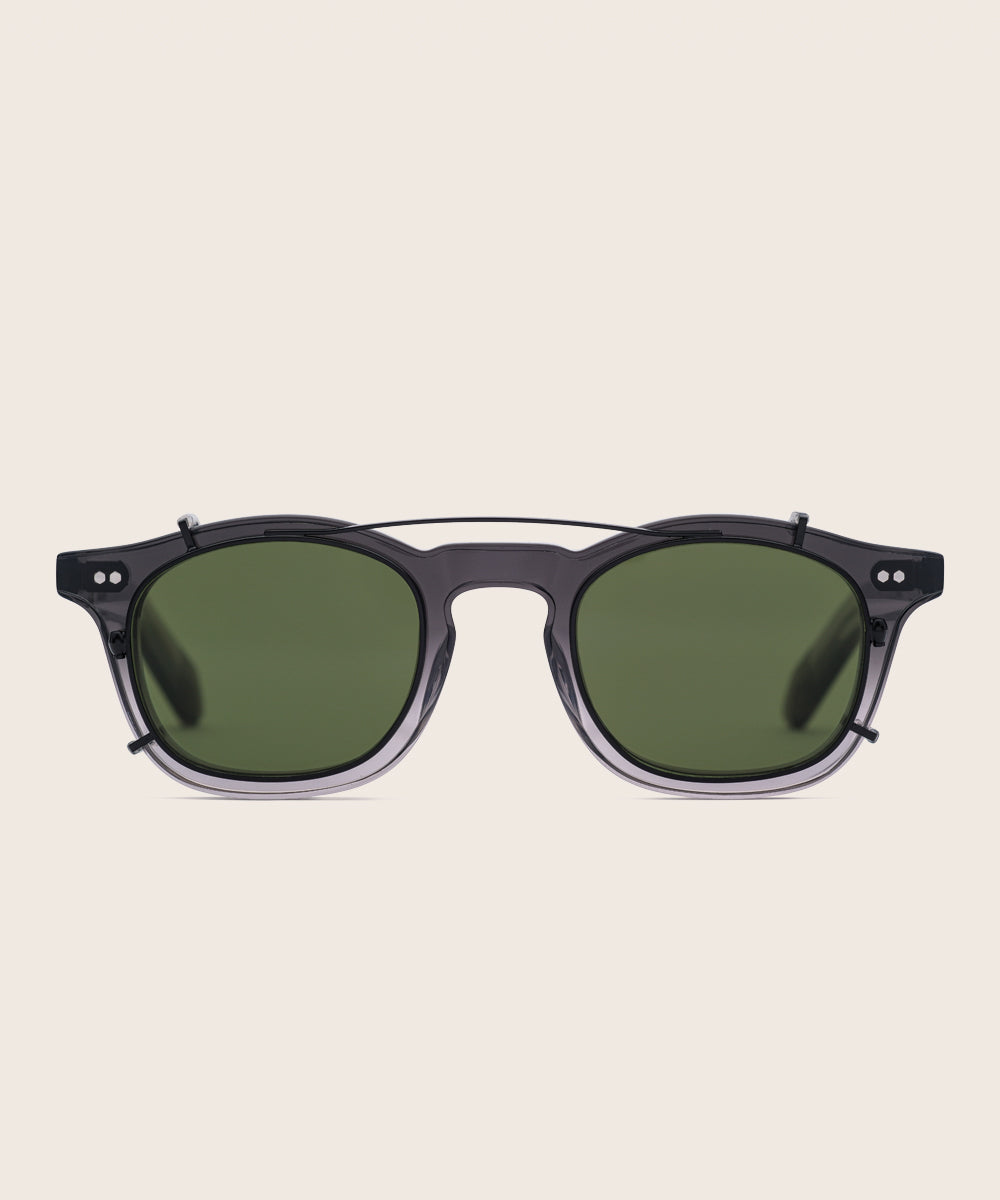 Johann Wolff Carousel Matte Black Green Clip
