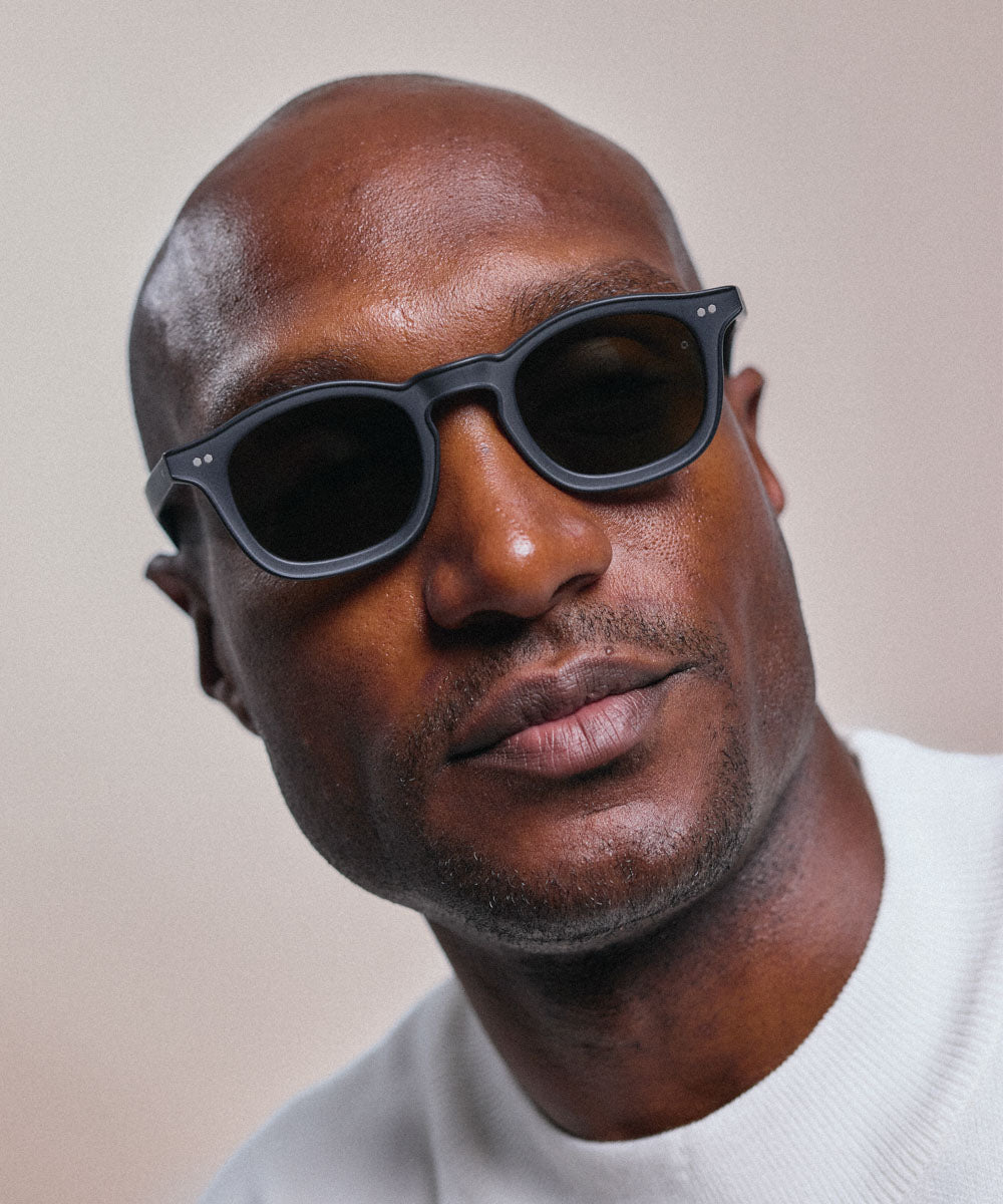 Johann Wolff Carousel Matte Black Sunglasses