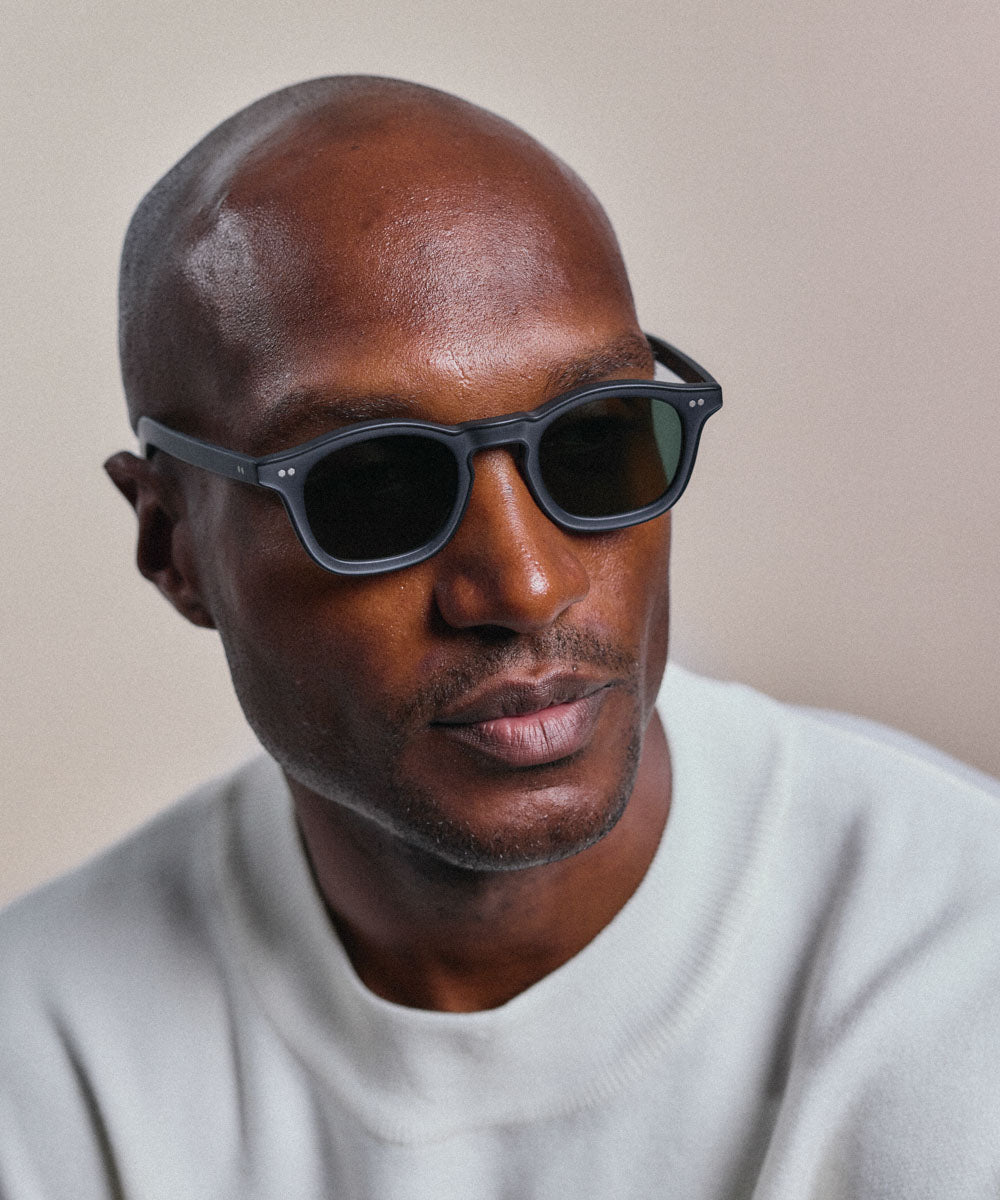 Johann Wolff Carousel Matte Black Sunglasses