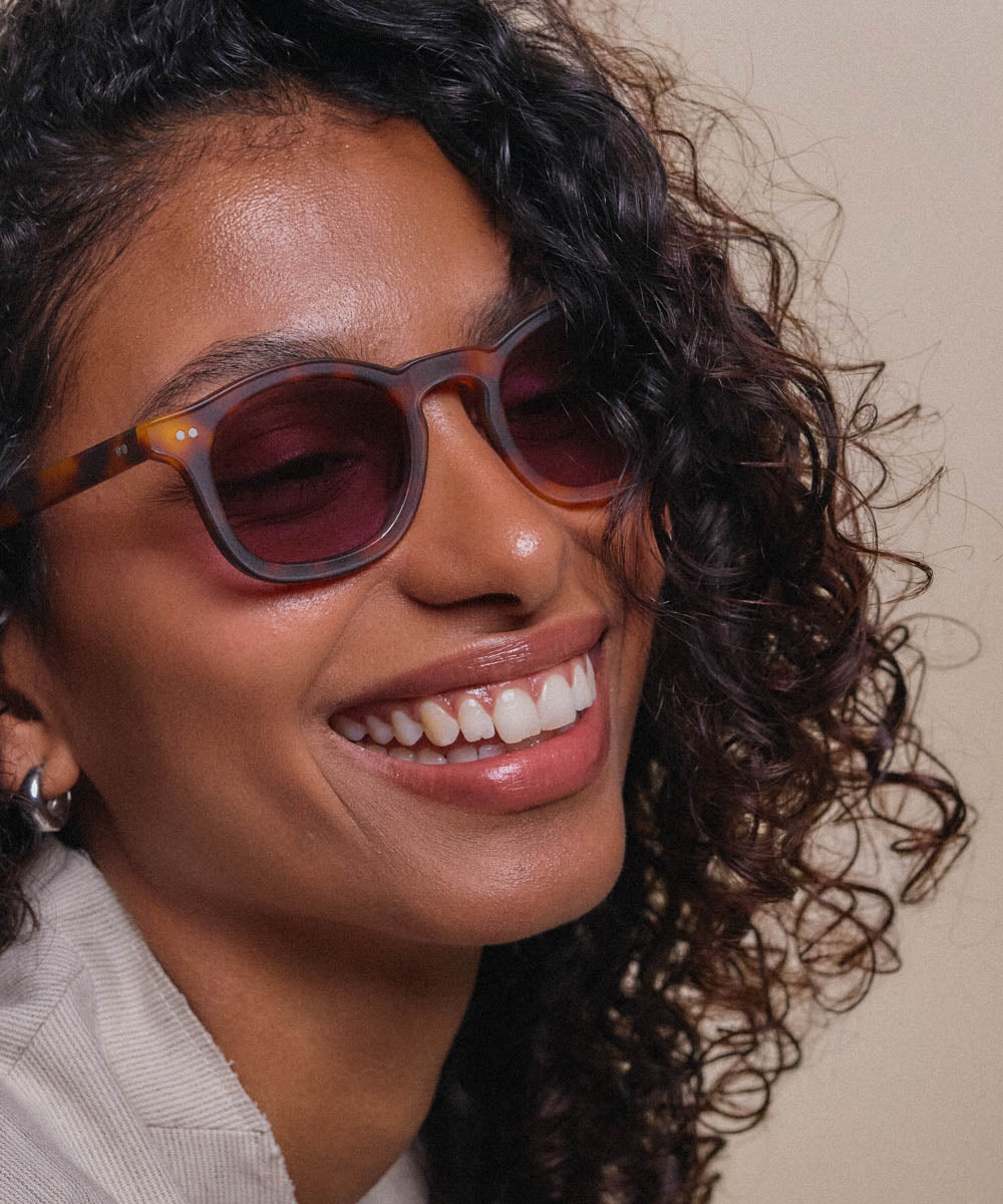 Johann Wolff Carousel Matte Havana Grape Sunglasses