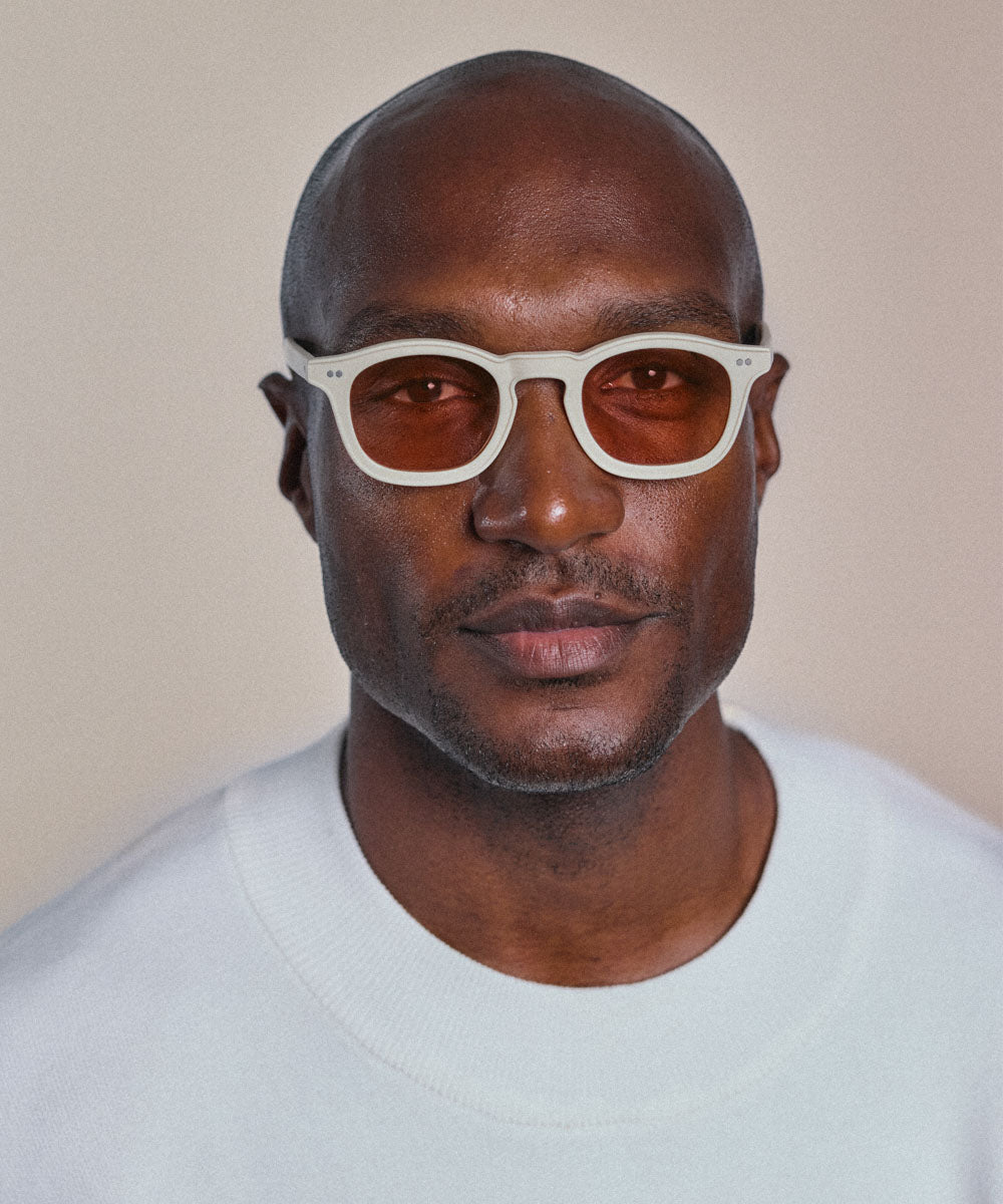 Johann Wolff Carousel Matte Ivory Salmon Sunglasses