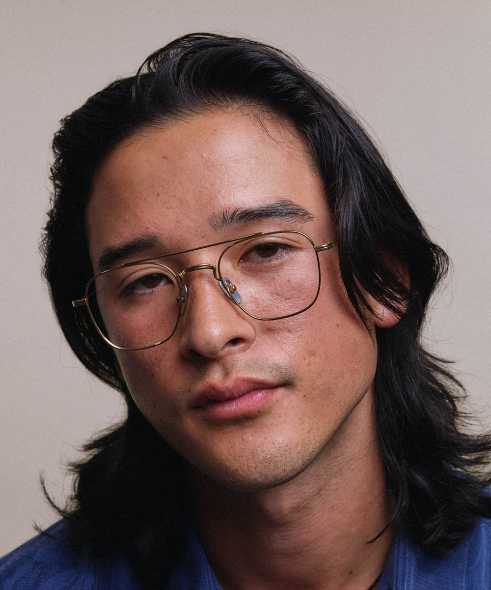 Johann Wolff Flieger Gold Eyeglasses