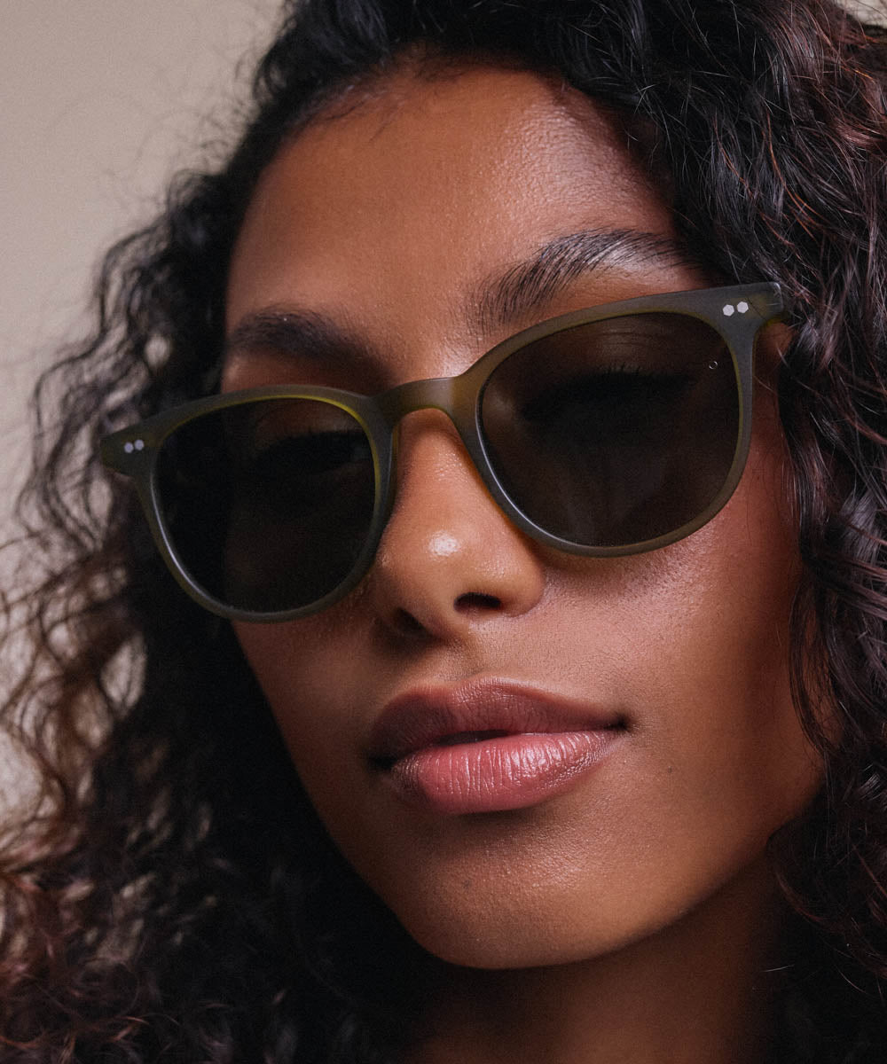 Johann Wolff Frankie Matte Army Sunglasses
