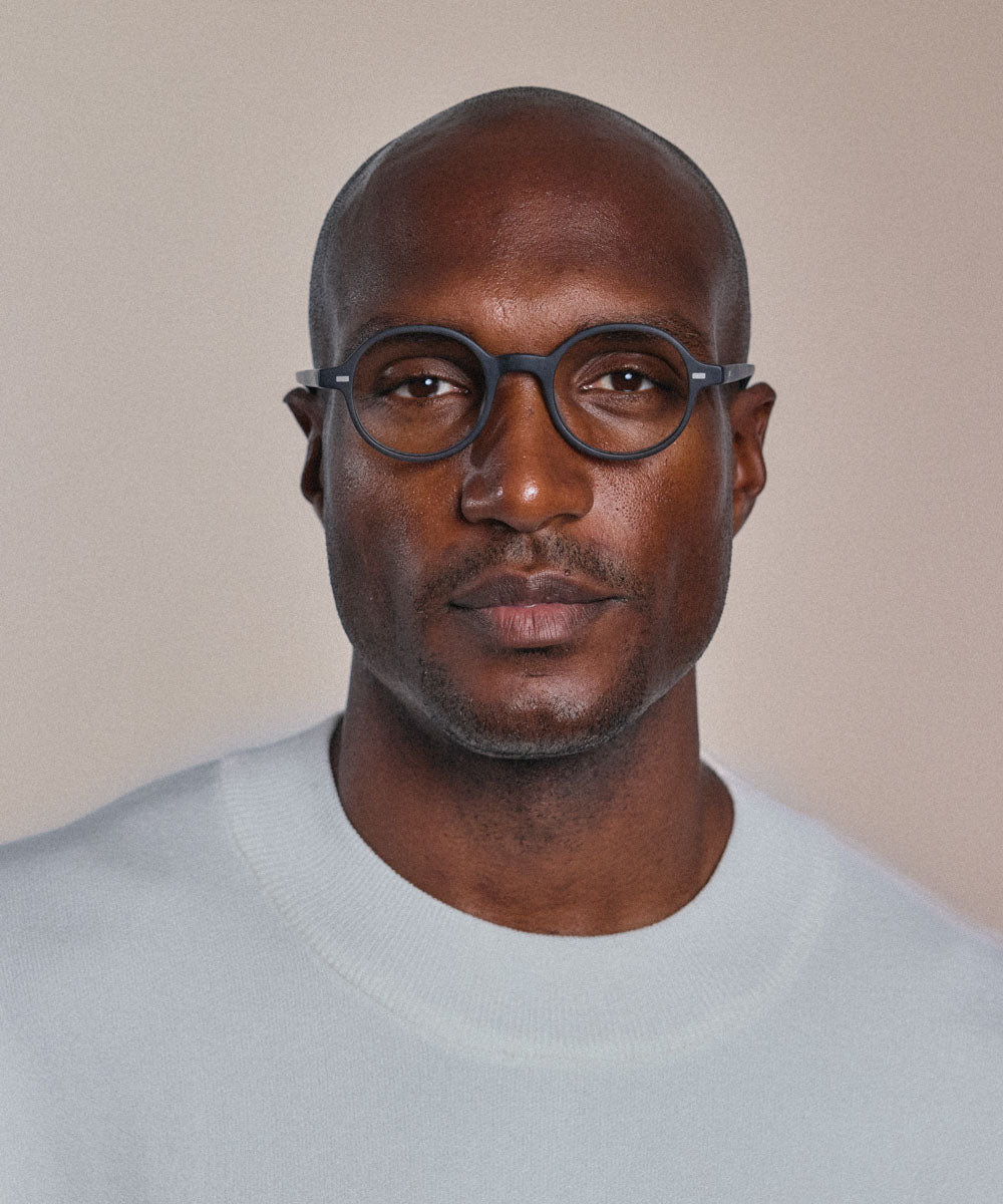Johann Wolff Gatsby Matte Smoke Eyeglasses