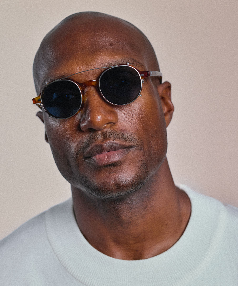 Johann Wolff Gatsby Silver Blue Clip