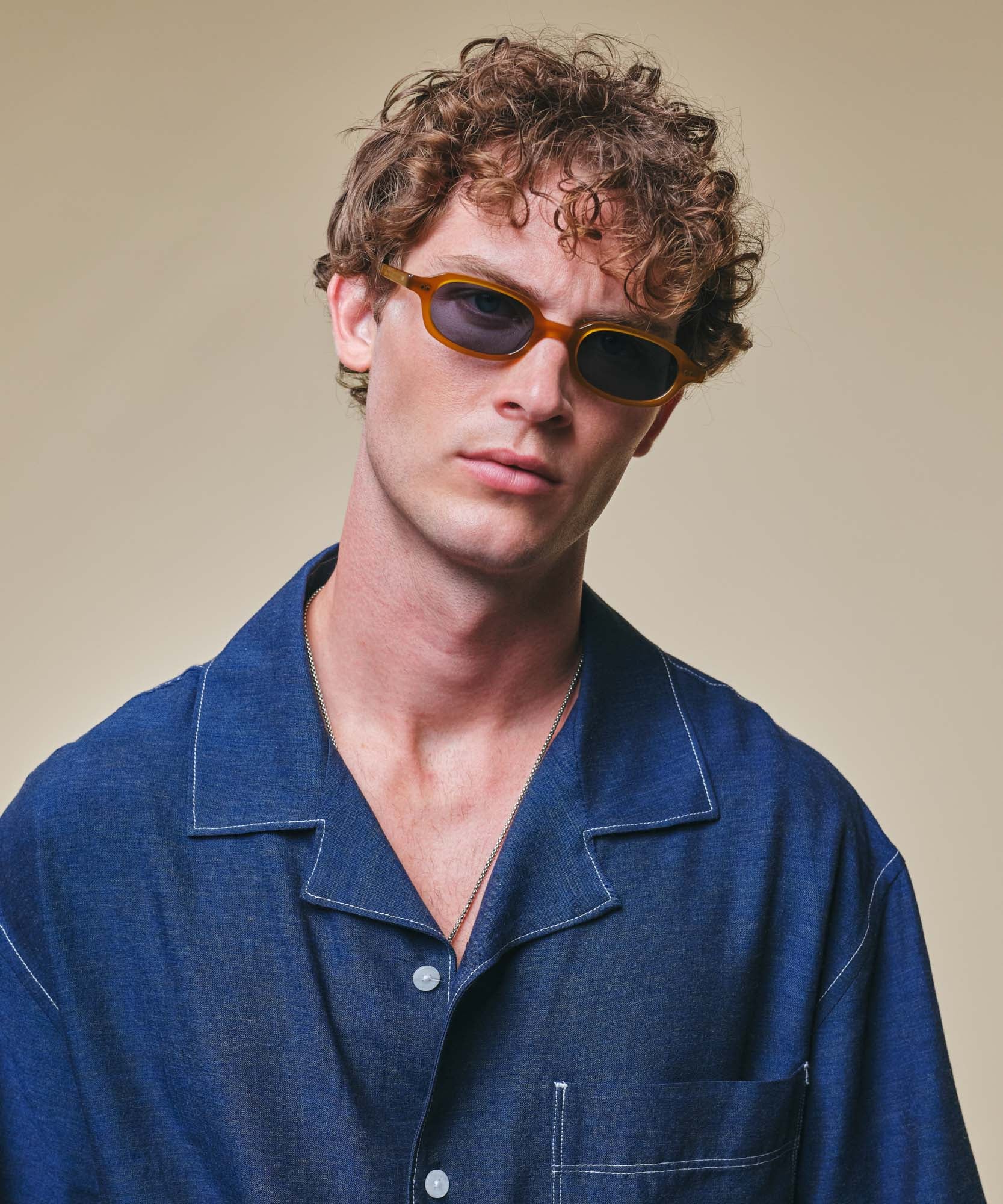 johann wolff alma amber sunglasses