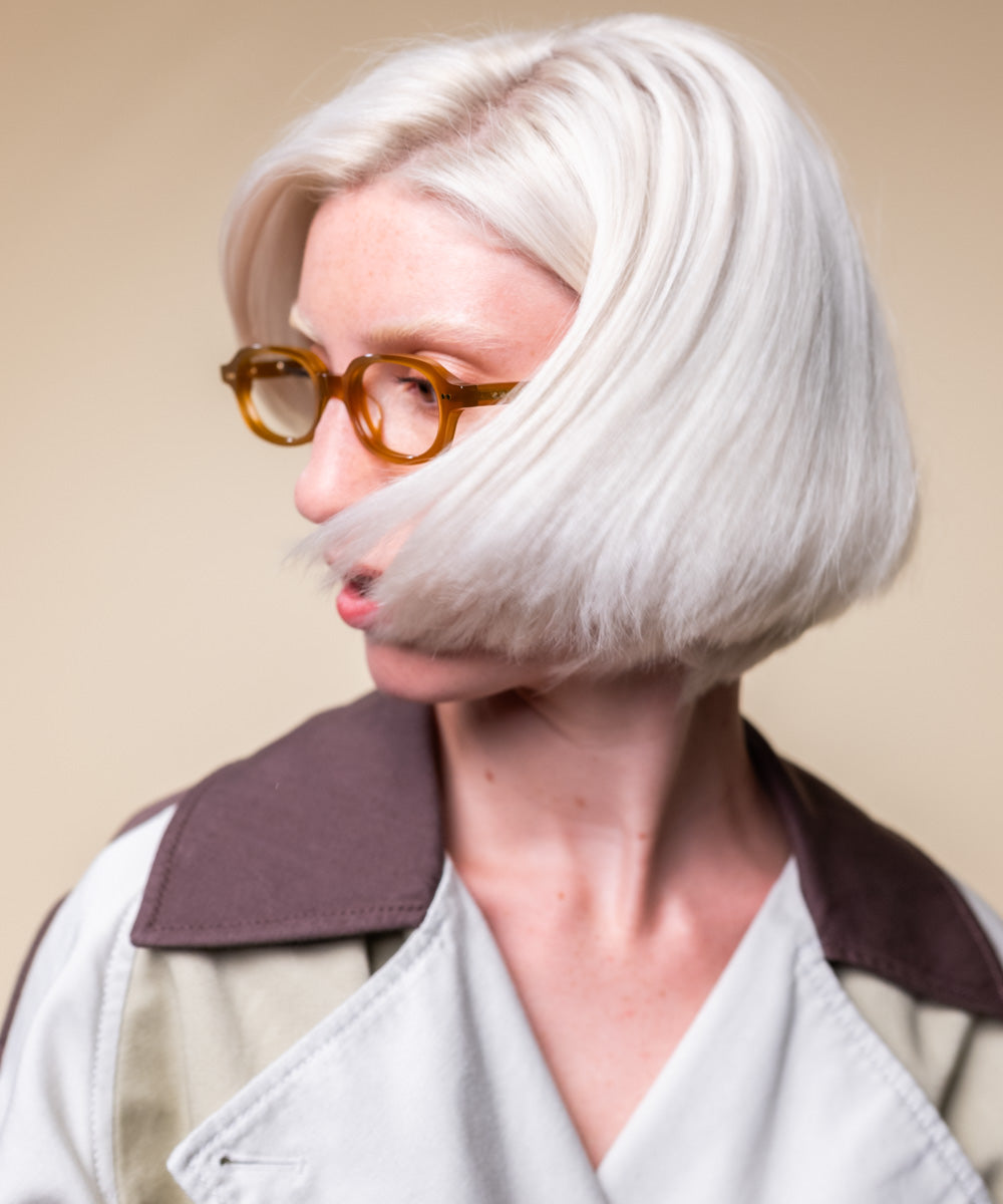 johann wolff alma amber eyeglasses