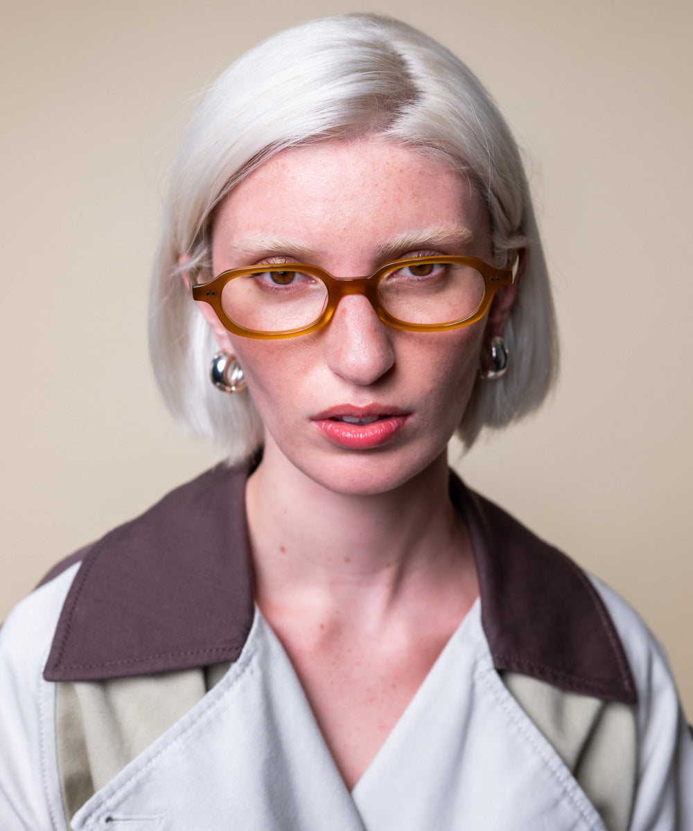 johann wolff alma amber eyeglasses