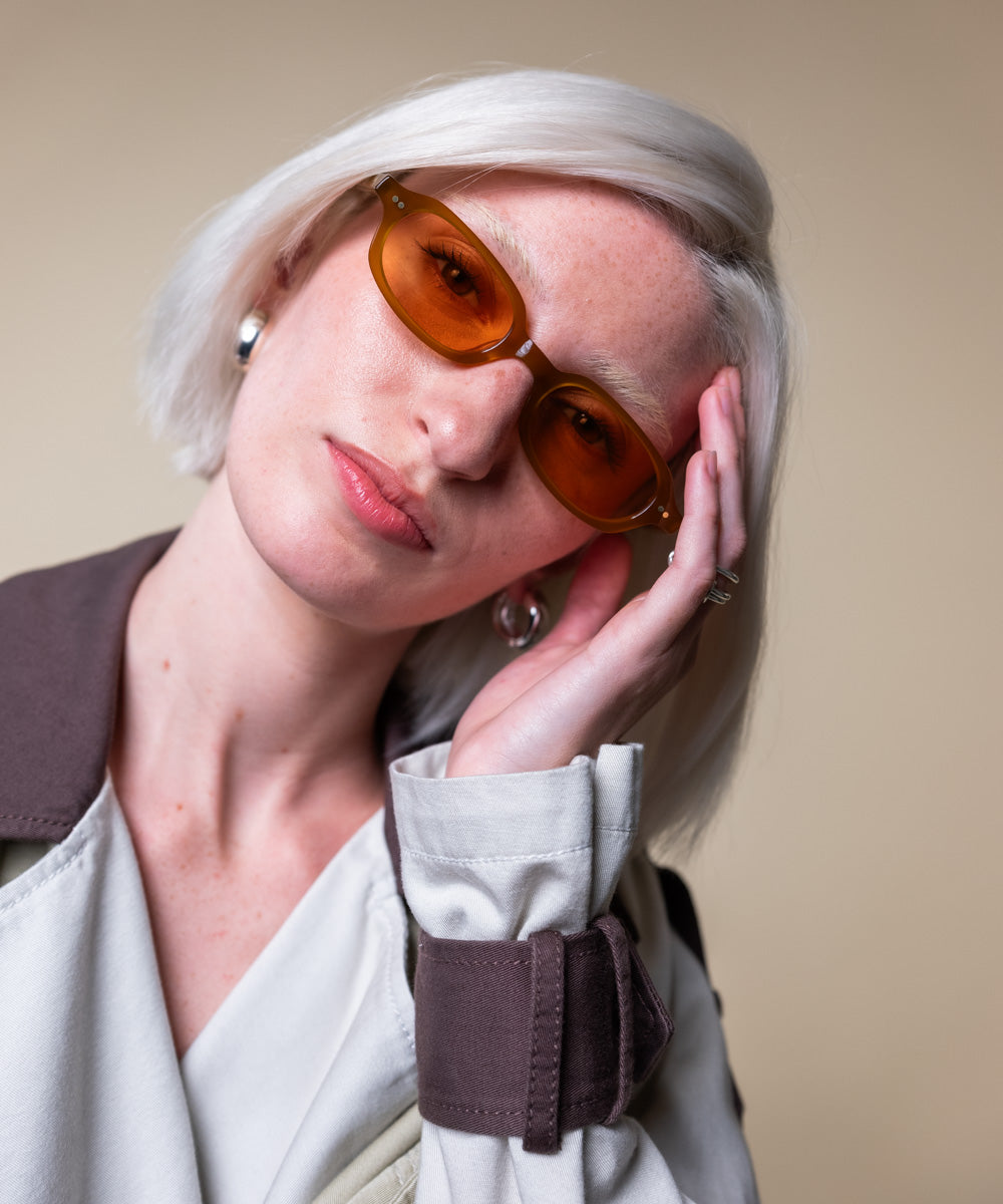 johann wolff alma amber light sunglasses