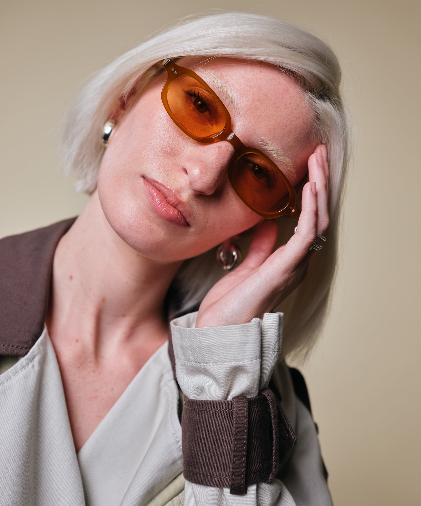 johann wolff alma amber light sunglasses