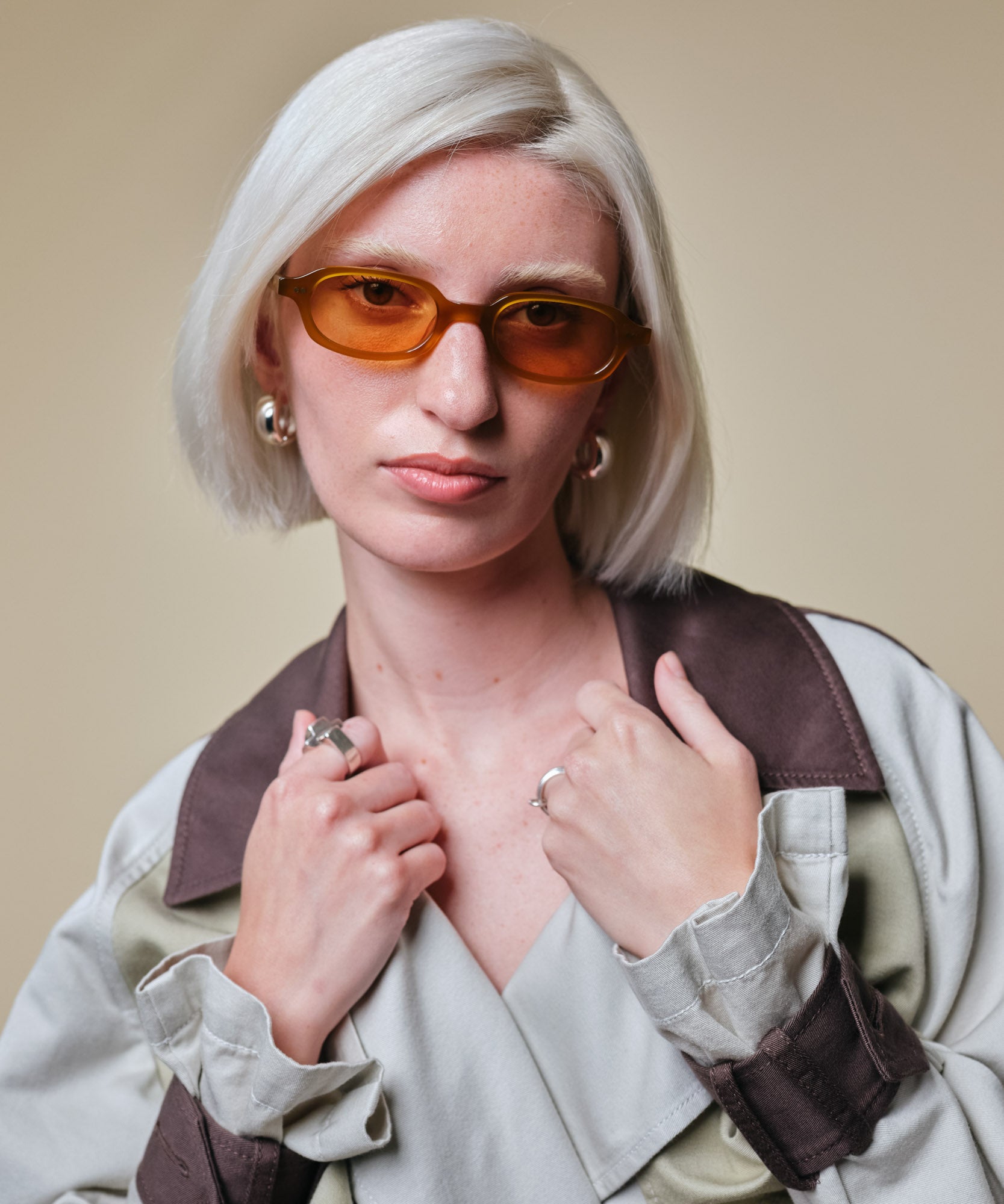 johann wolff alma amber light sunglasses