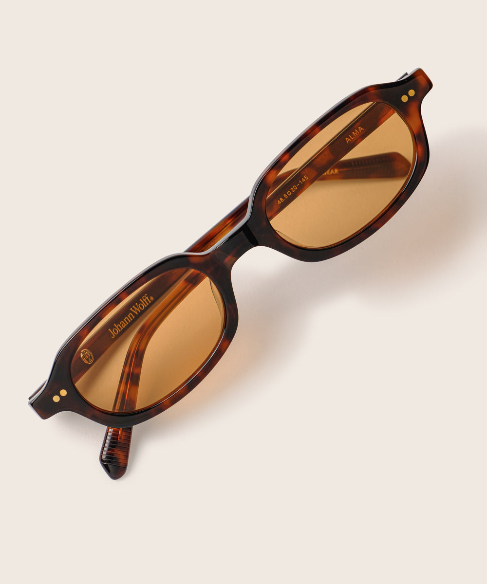 johann wolff alma havana light sunglasses
