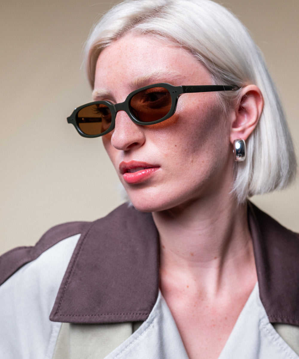 johann wolff alma kombu green sunglasses