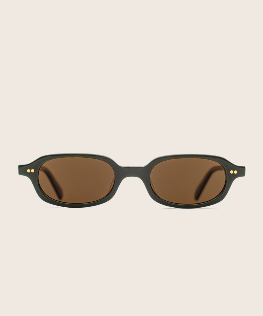 johann wolff alma kombu green sunglasses