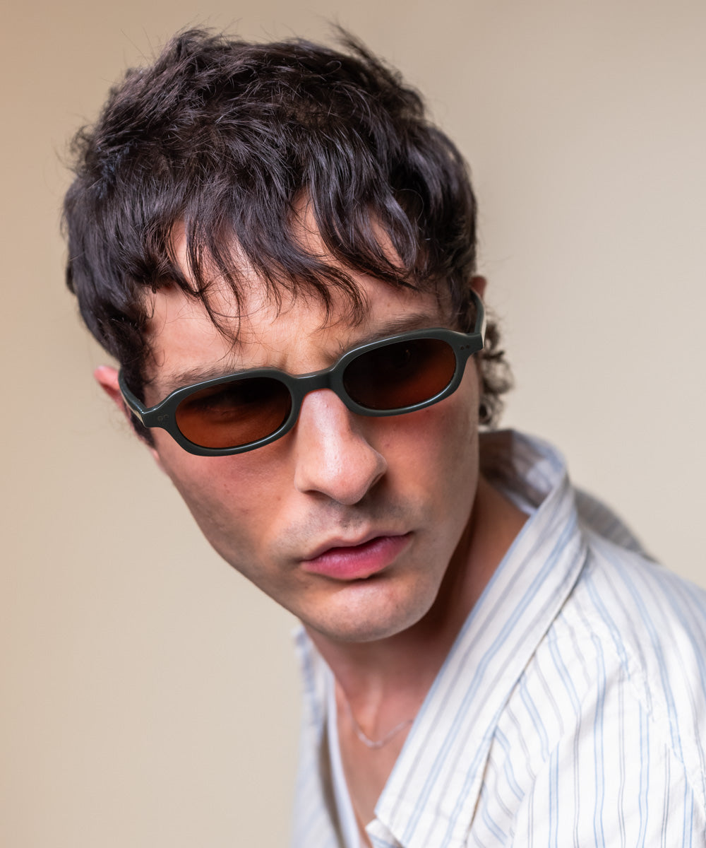 johann wolff alma kombu green sunglasses