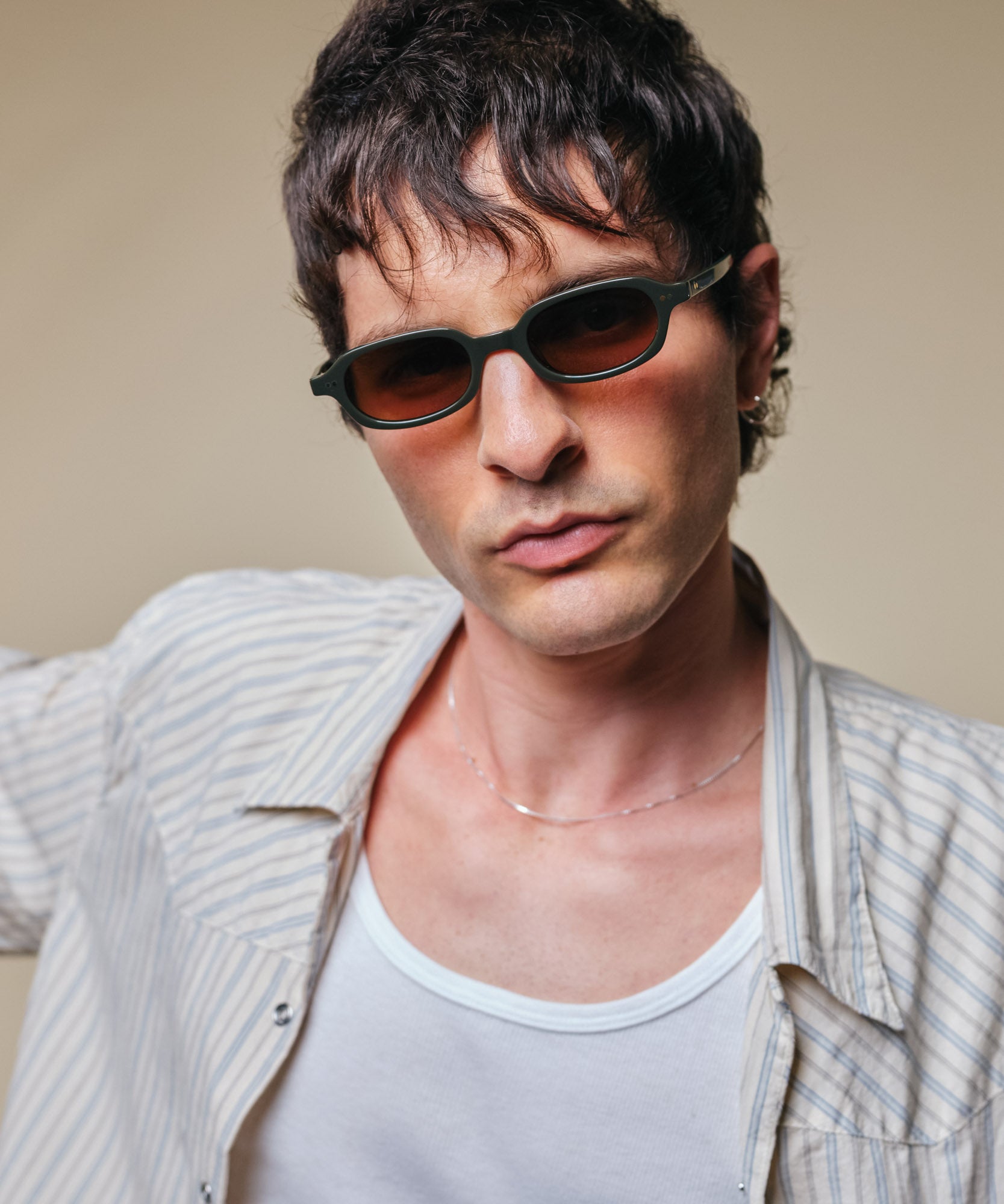 johann wolff alma kombu green sunglasses