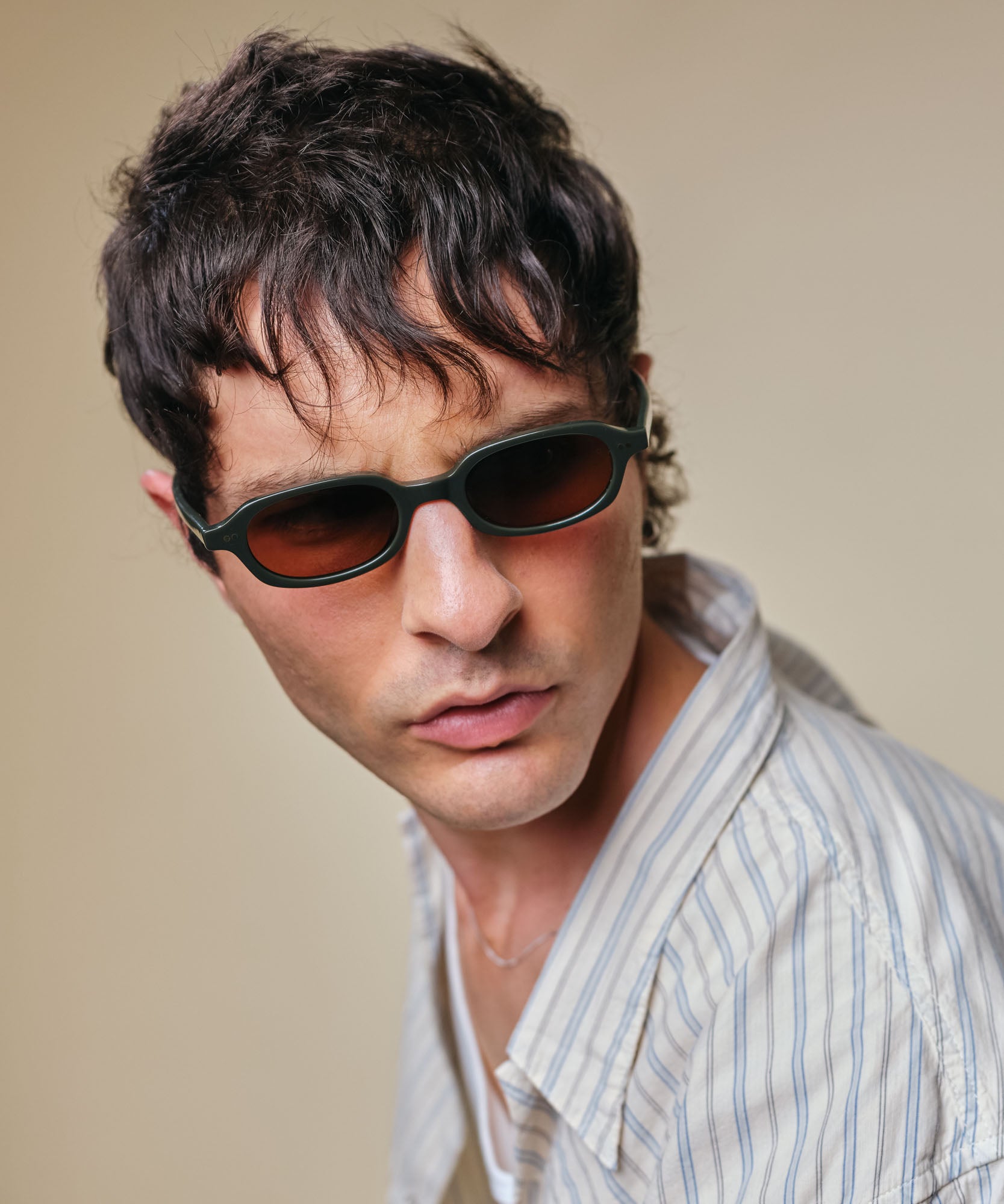 johann wolff alma kombu green sunglasses