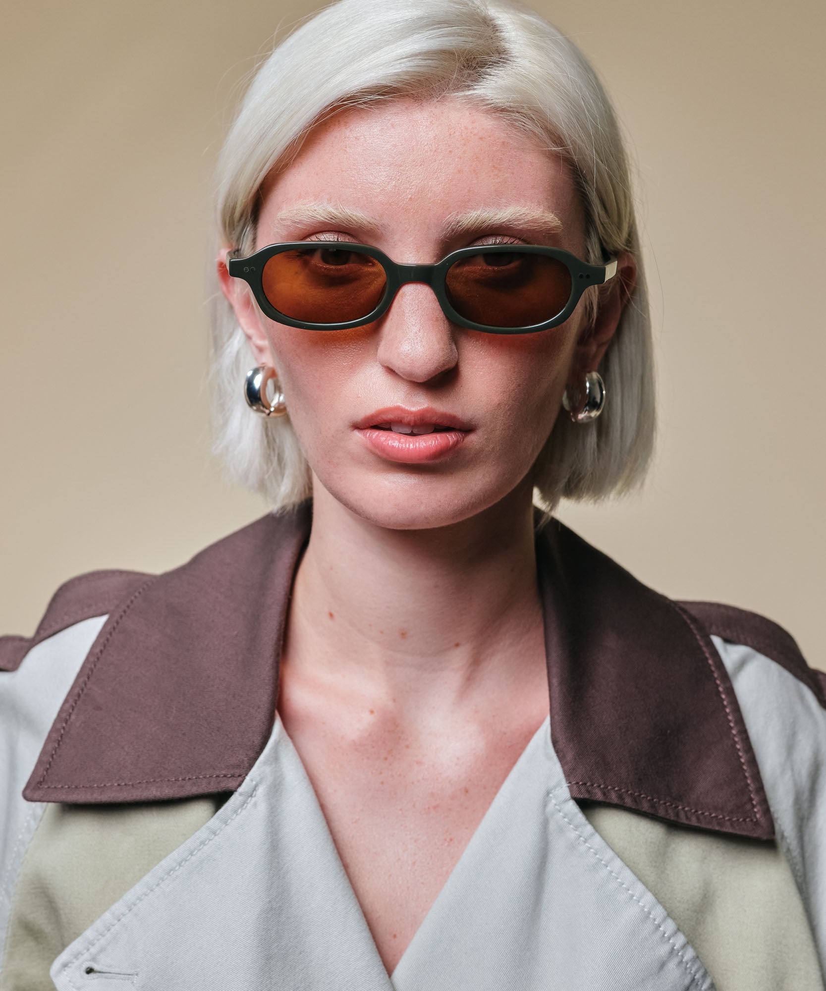 johann wolff alma kombu green sunglasses