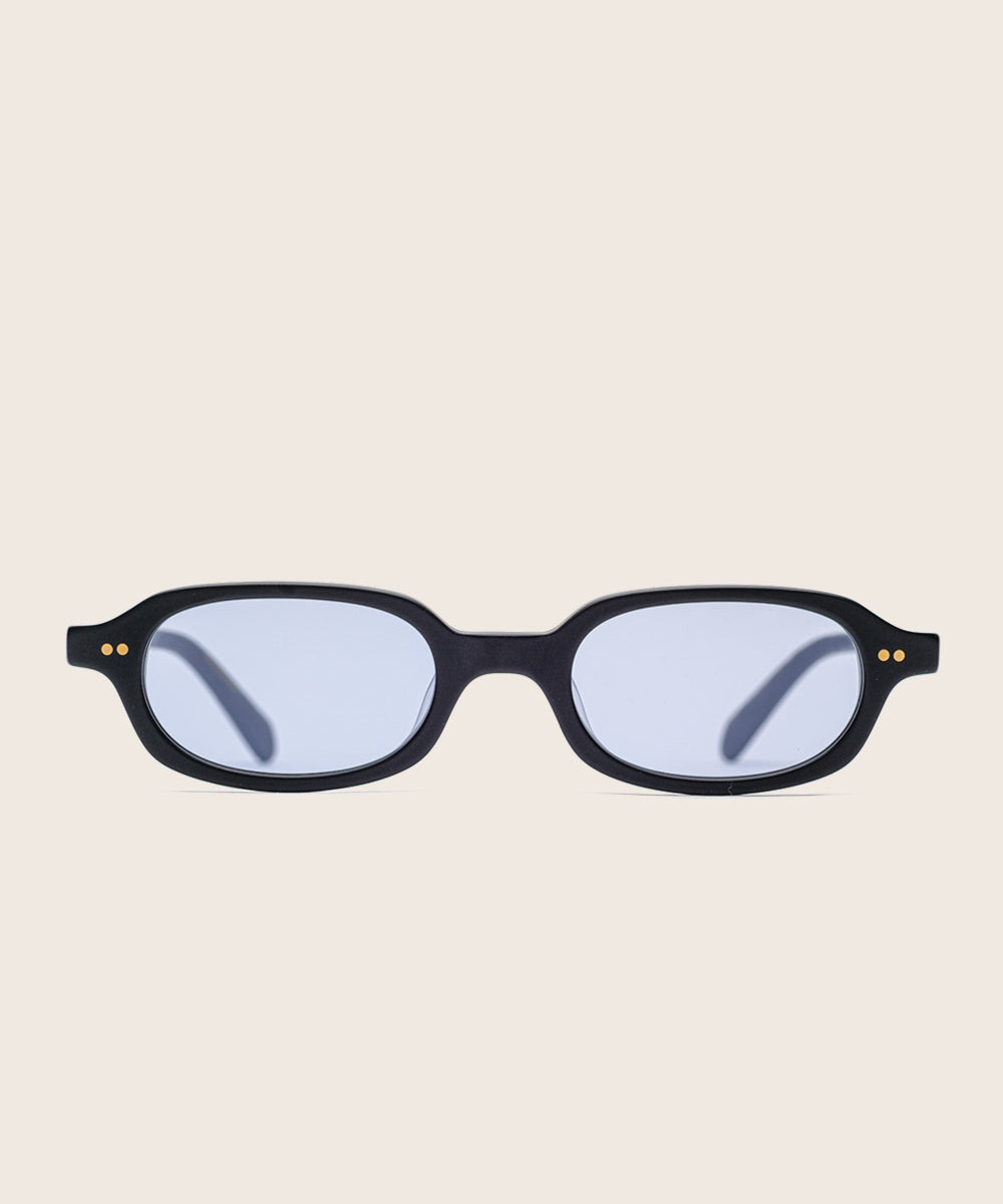 johann wolff alma matte black light sunglasses