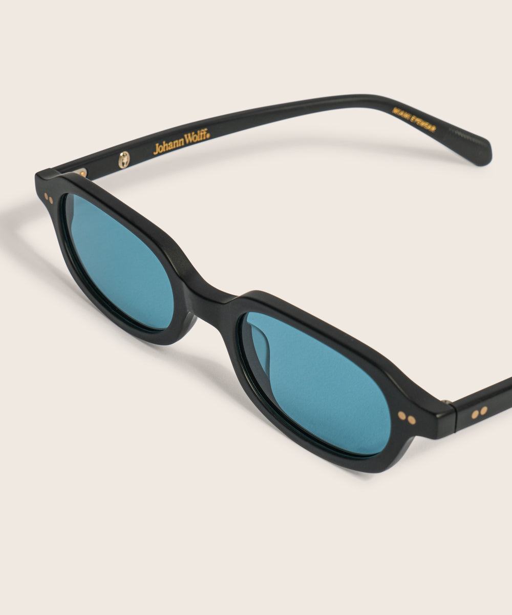 johann wolff alma matte black jade sunglasses