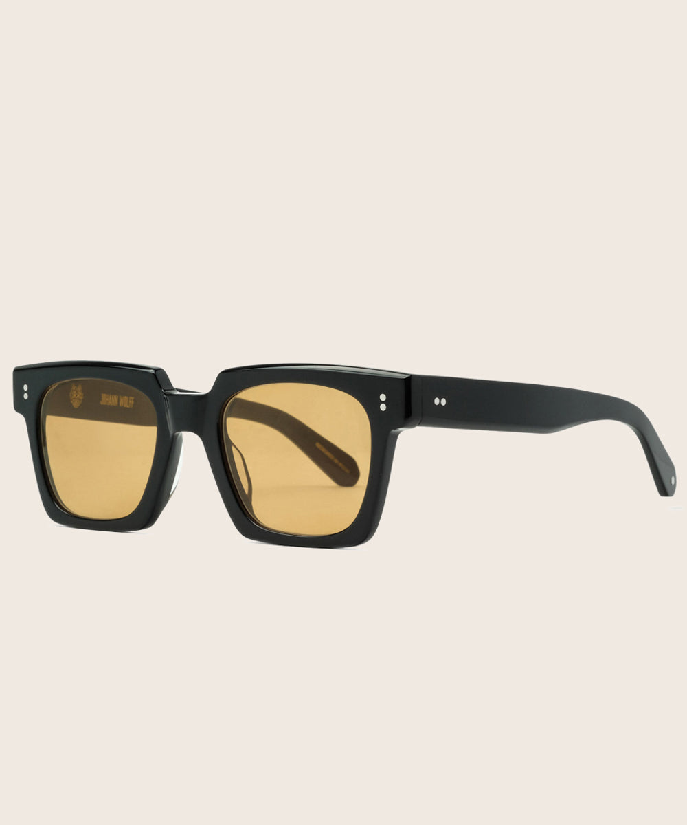Johann Wolff Anna Black Tuscan Sunglasses