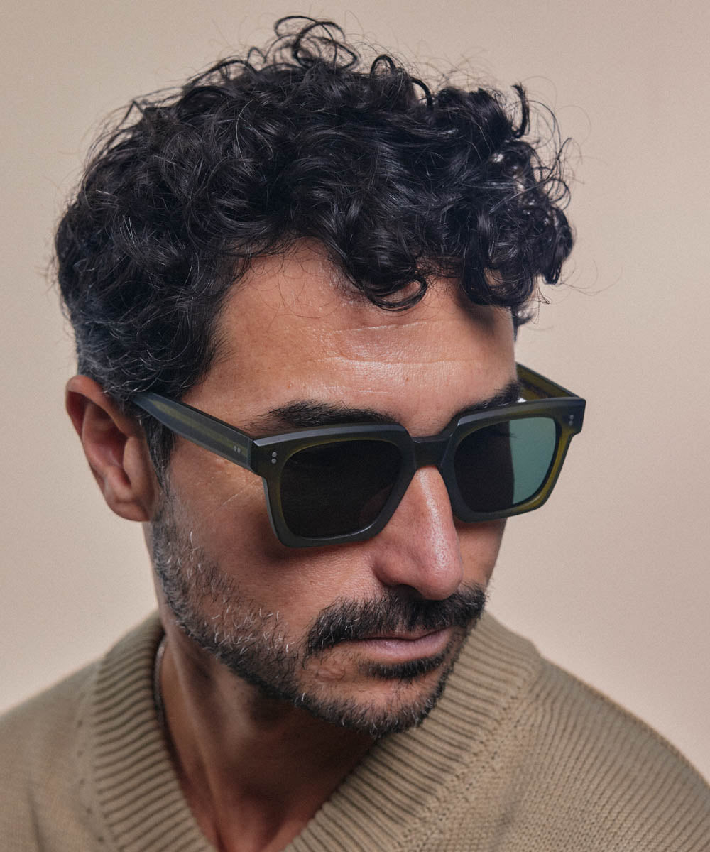 Johann Wolff Anna Army Matte Sunglasses