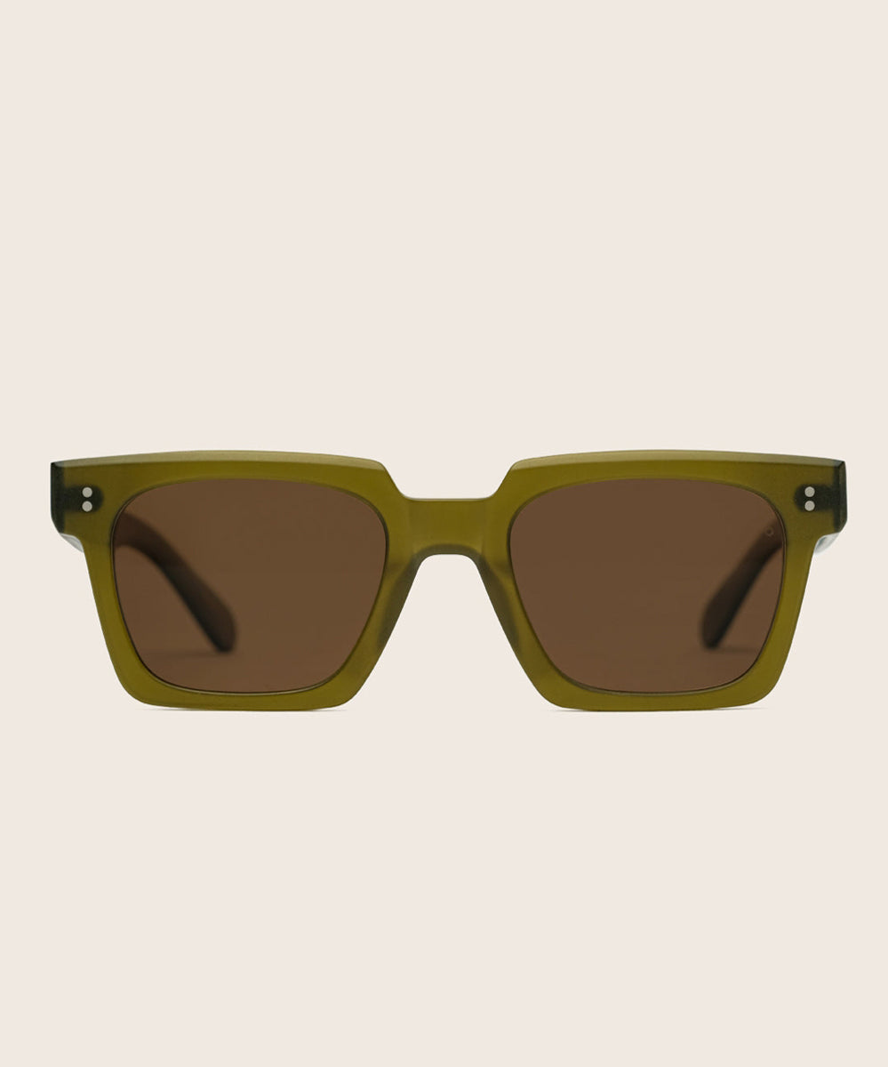 Johann Wolff Anna Army Matte Sunglasses