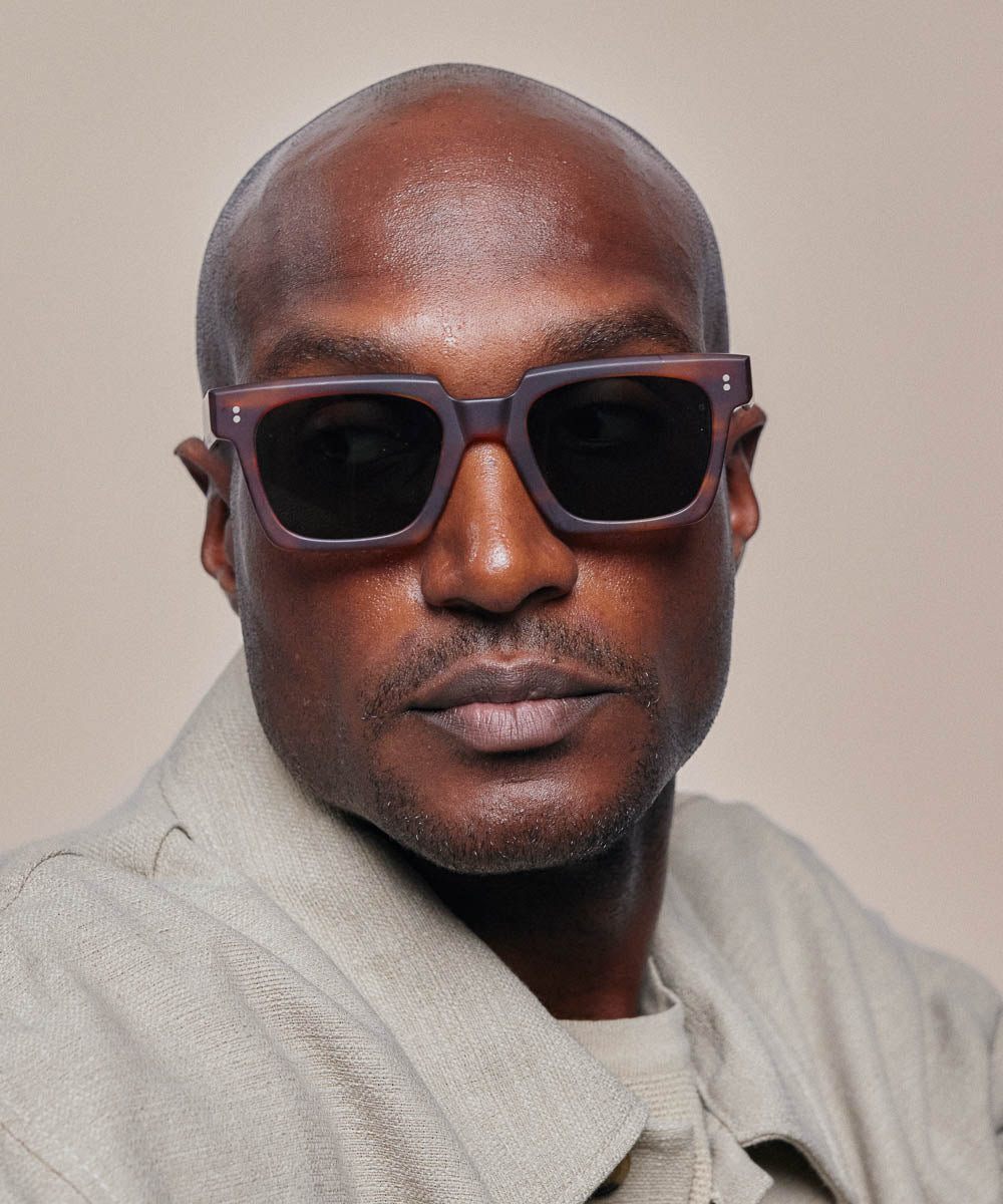 Johann Wolff Anna Havana Matte Sunglasses